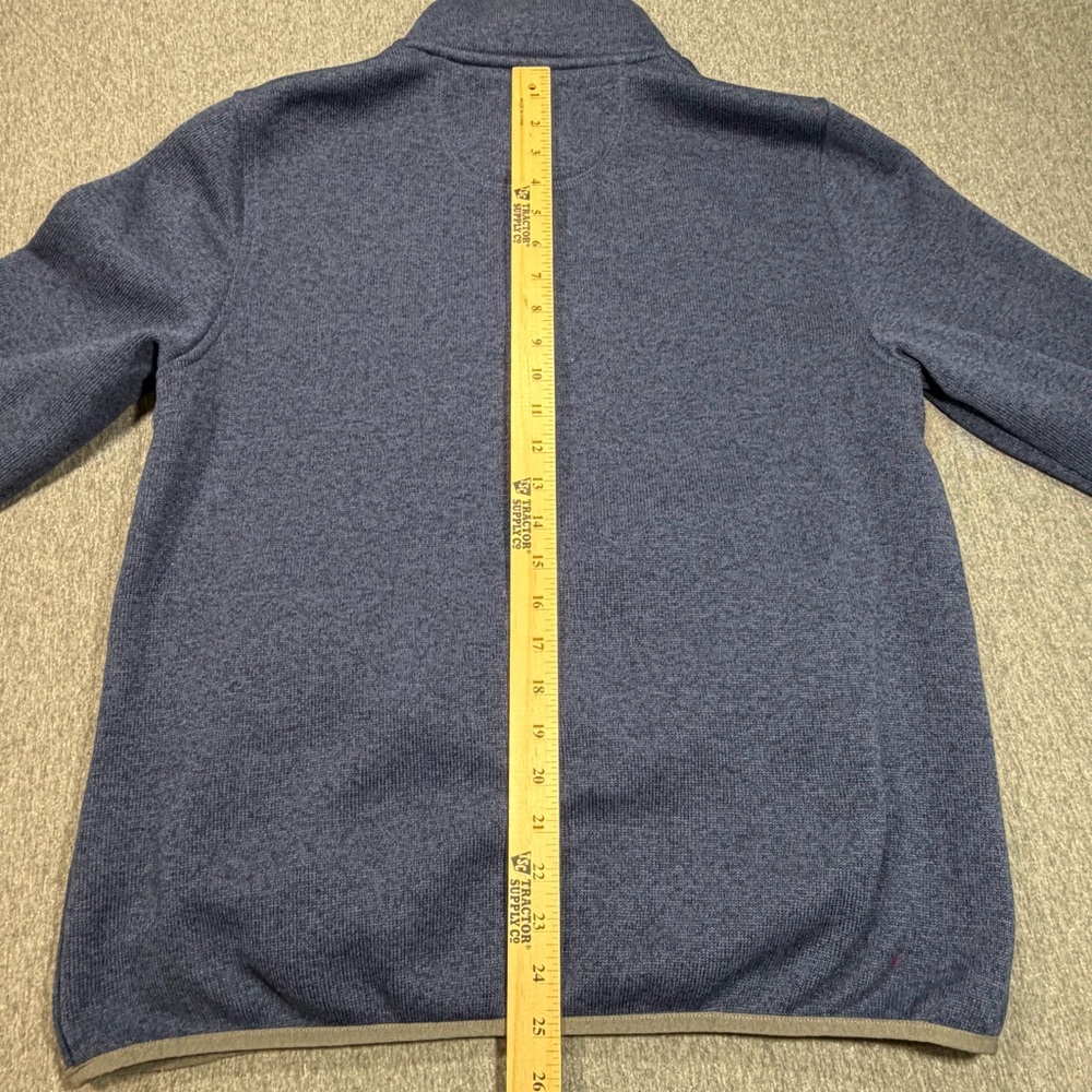 L.L.Bean Men’s Medium Slightly Fitted Sweater Fleece Pullover 1/4 Snap Pullover - Picture 5 of 6